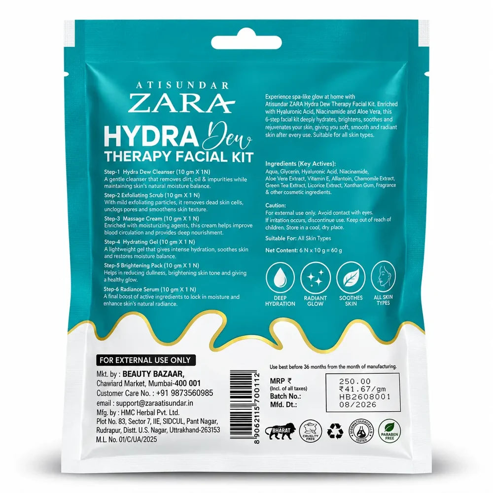 ZARA Therapy Facial Kit