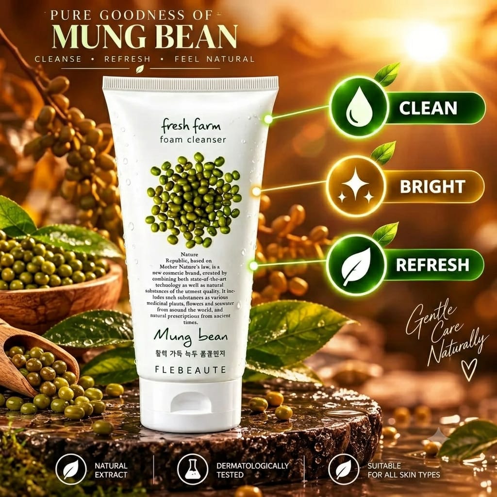 Mung Bean Foam Cleanser
