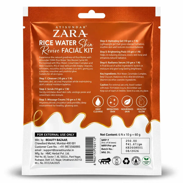 ZARA Rice Water Facial Kit
