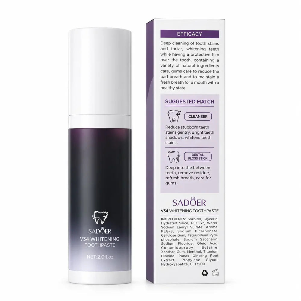 SADOER V34 Whitening Toothpaste